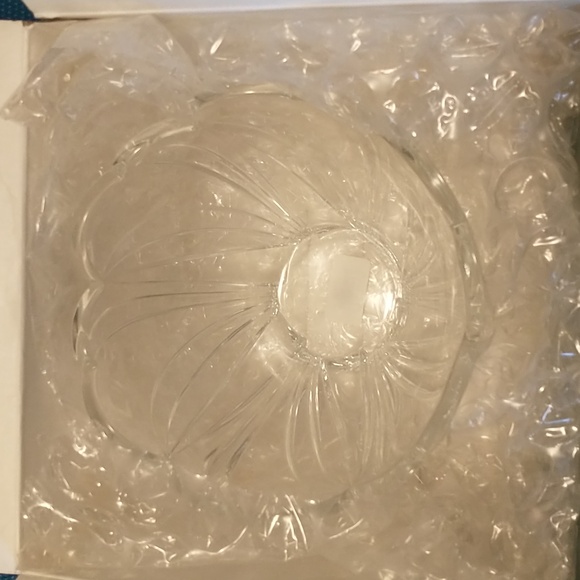 Vintage Lenox Arctic Bloom Lead Crystal Bowl - Picture 8 of 8